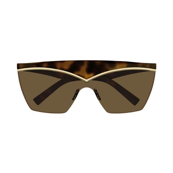 NWT SAINT LAURENT HAVANA GOLD WOMEN SUNGLASSES - Picture 2 of 4